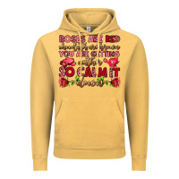 Vintage Mustard roses are red chocolates are brown Vintage Hoodie - OliviaCreatesArt