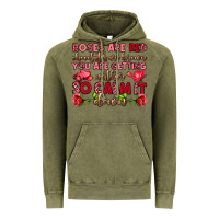 Vintage Olive roses are red chocolates are brown Vintage Hoodie - OliviaCreatesArt