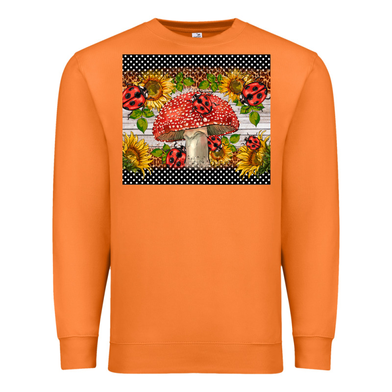 Ladybug Mushrooms Premium Sweatshirt by BarkalooDesign | Teevron