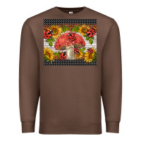 Chestnut ladybug mushrooms Premium Sweatshirt - BarkalooDesign