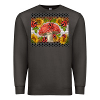 Smoke ladybug mushrooms Premium Sweatshirt - BarkalooDesign