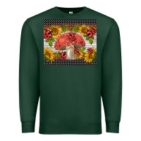 Sports Green ladybug mushrooms Premium Sweatshirt - BarkalooDesign