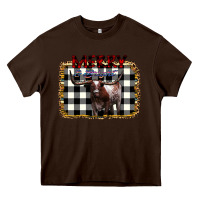 Chocolate Brown Merry Bright Heavy Core Tee - Bettercallsaul