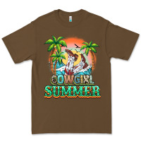Cacao Cowgirl summer Premium Tee - NancyCooperArtShop
