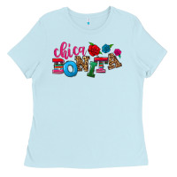 Baby Blue Chica bonita Ladies Tee - NancyCooperArtShop