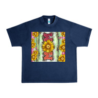 Navy Mom leopard Urban Heavy Tee - CowGirlArtShop