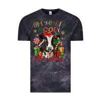 Cloud Black have yourself a little christmas cow Vintage Tee - CowGirlArtShop
