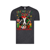 Vintage Black have yourself a little christmas cow Vintage Tee - CowGirlArtShop
