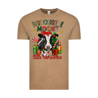 Vintage Coffee have yourself a little christmas cow Vintage Tee - CowGirlArtShop