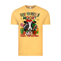 Vintage Mustard have yourself a little christmas cow Vintage Tee - CowGirlArtShop