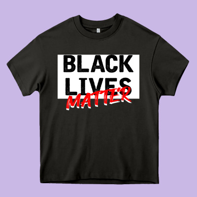 Black Lives Matter Heavy Core Tee Designed By Bettercallsaul