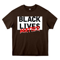 Chocolate Brown Black Lives Matter Heavy Core Tee - Bettercallsaul