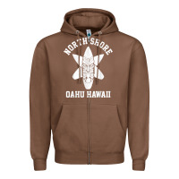 Oahu Hawaii North Shore Surf Beach Surfing Surfer Gift Zipper Hoodie | Teevron