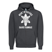 Smoke Oahu Hawaii North Shore Surf Beach Surfing Surfer Gift Zipper Hoodie - longCreatives