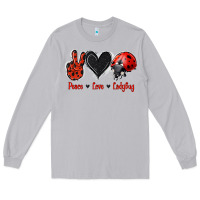 Moon Dust Peace Love Ladybug Long Sleeve Tee - Jasminsmagicworld