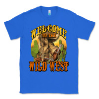 True Royal Welcome to the wild west Cowboy boots Classic Tee - HowdyJamesFarm