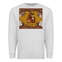 Dove Grey horse Premium Sweatshirt - BarkalooDesign