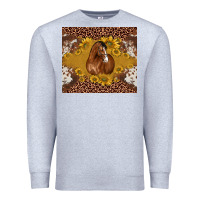 Heather Grey horse Premium Sweatshirt - BarkalooDesign