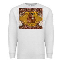 Oatmeal Heather horse Premium Sweatshirt - BarkalooDesign