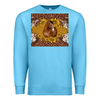 Ocean Blue horse Premium Sweatshirt - BarkalooDesign