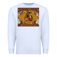 White horse Premium Sweatshirt - BarkalooDesign
