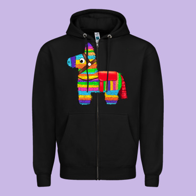 Pinata Zipper Hoodie Designed By Artiststas