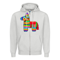Dove Grey pinata Zipper Hoodie - Artiststas