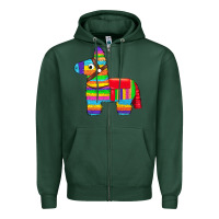 Sports Green pinata Zipper Hoodie - Artiststas