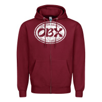 Burgundy Outer Banks North Carolina OBX Beach Summer Travel Vintage Birthday Zipper Hoodie - longCreatives