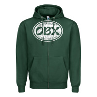 Sports Green Outer Banks North Carolina OBX Beach Summer Travel Vintage Birthday Zipper Hoodie - longCreatives