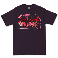 Plum one loved nurse Premium Tee - texasbilliewilder