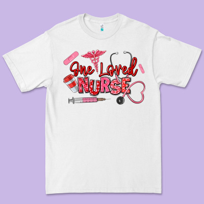One Loved Nurse Premium Tee Designed By Texasbilliewilder
