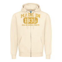 Sandshell Made in 1935 87th Birthday Gifts 87 Year old Birthday T-Shirt Zipper Hoodie - longCreatives