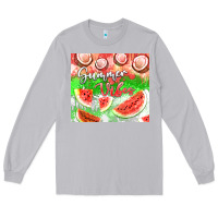 Moon Dust Watermelon and coconut summer 20oz skinny tumbler Long Sleeve Tee - FaDigitalArtStudio