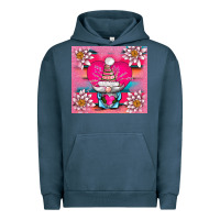 Pigment Midnight Navy v.d gnome and lotus tumbler Urban Hoodie - AdoDesignShop