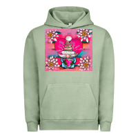 Pigment Oil Green v.d gnome and lotus tumbler Urban Hoodie - AdoDesignShop