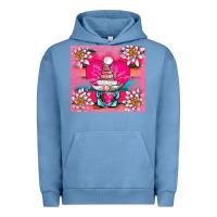 Pigment Pebble Blue v.d gnome and lotus tumbler Urban Hoodie - AdoDesignShop