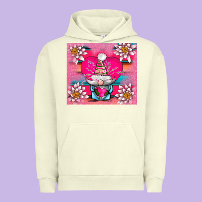 V.d Gnome And Lotus Tumbler Urban Hoodie Designed By Adodesignshop