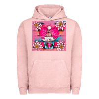 Pigment Salmon v.d gnome and lotus tumbler Urban Hoodie - AdoDesignShop