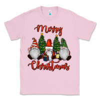 Bubblegum Pink Merry Christmas Gnomes Classic Tee - RanaPortraitStore