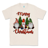 Natural Merry Christmas Gnomes Classic Tee - RanaPortraitStore