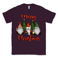 Plum Merry Christmas Gnomes Classic Tee - RanaPortraitStore