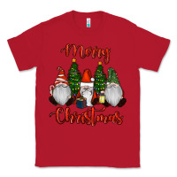 Red Merry Christmas Gnomes Classic Tee - RanaPortraitStore