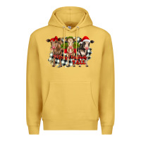 Merry Christmas Y'all Heifers Premium Hoodie | Teevron