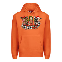 Carrot Merry Christmas Y'all Heifers Premium Hoodie - RanaPortraitStore