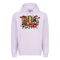 Lilac Merry Christmas Y'all Heifers Premium Hoodie - RanaPortraitStore