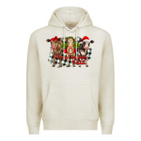 Oatmeal Heather Merry Christmas Y'all Heifers Premium Hoodie - RanaPortraitStore