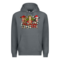 Rock Merry Christmas Y'all Heifers Premium Hoodie - RanaPortraitStore