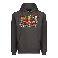 Smoke Merry Christmas Y'all Heifers Premium Hoodie - RanaPortraitStore