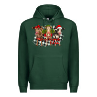 Sports Green Merry Christmas Y'all Heifers Premium Hoodie - RanaPortraitStore